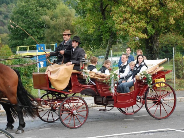 Umzug beim XV. Käsefestival in Kötschach-Mauthen