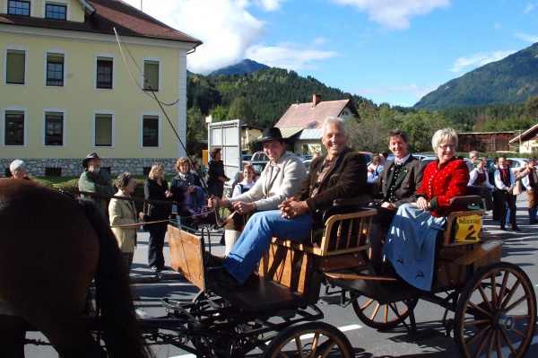 Umzug beim XV. Käsefestival in Kötschach-Mauthen