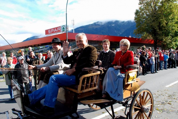 Umzug beim XV. Käsefestival in Kötschach-Mauthen