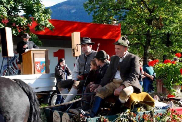 Umzug beim XV. Käsefestival in Kötschach-Mauthen