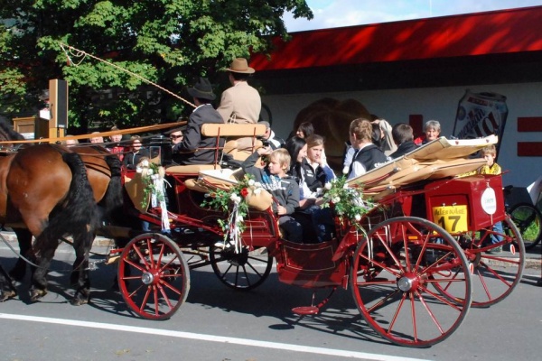 Umzug beim XV. Käsefestival in Kötschach-Mauthen